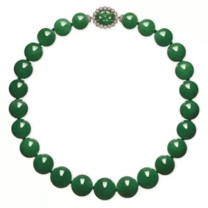 Bulgari jadeite jade and diamond necklace sold for ca. US$ 5.5 million at Christie’s Hong Kong in May 2023. Photo: Christie’s.