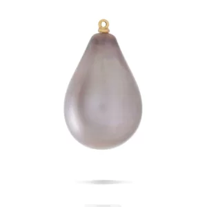 Light greyish brown drop-shaped natural pearl pendant, sold for ca. US$ 770,000 at Christie’s Geneva in November 2023. Photo: Christie’s.